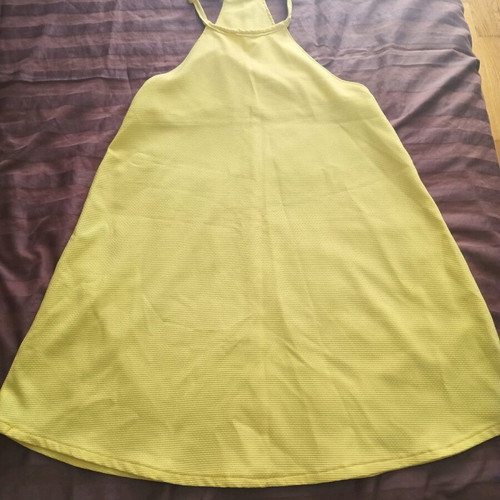 Handmade alpha-line dress like new, yellow, size S