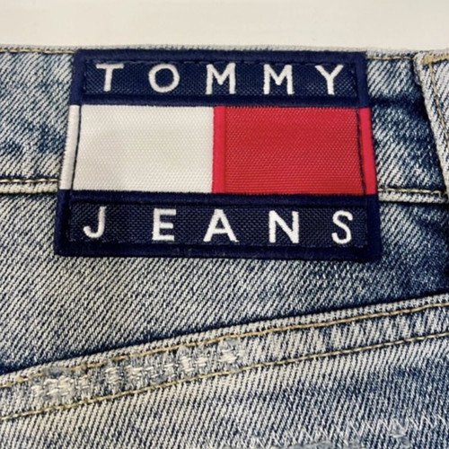 Tommy Jeans men's W29 blue faded with patches, like new