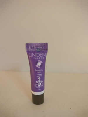 Unident Pharma toothpaste 2 ml new sample size