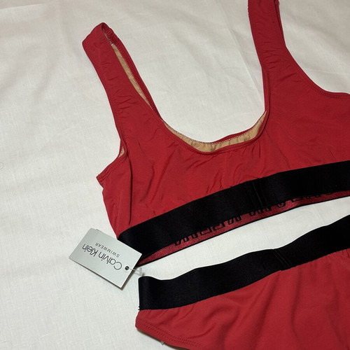 Calvin Klein women's red swimsuit set new, size M