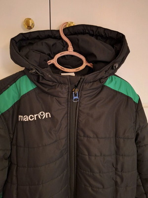 Macron black XL sports jacket like new training