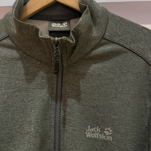 Jack Wolfskin Stormlock 3 in 1 Jacket men’s like new, gray/green, size L
