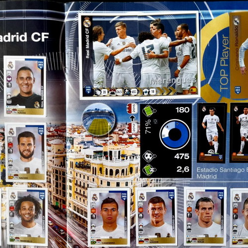 Fifa 365 2016 sticker album with Olympiacos, Serbian edition