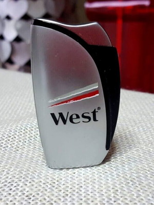 West gas lighter used with damage for tinkerers and collectors