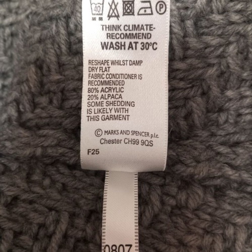 Marks & Spencer women's transitional cardigan graphite gray like new, XXL-XXXL