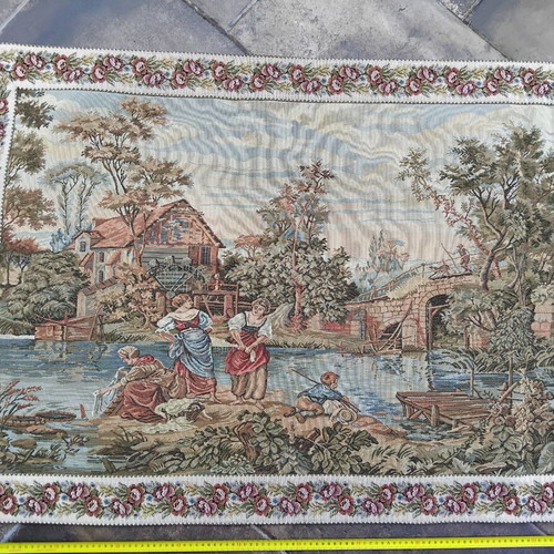Vintage wall tapestry 210x82 cm new, classic Boucher design
