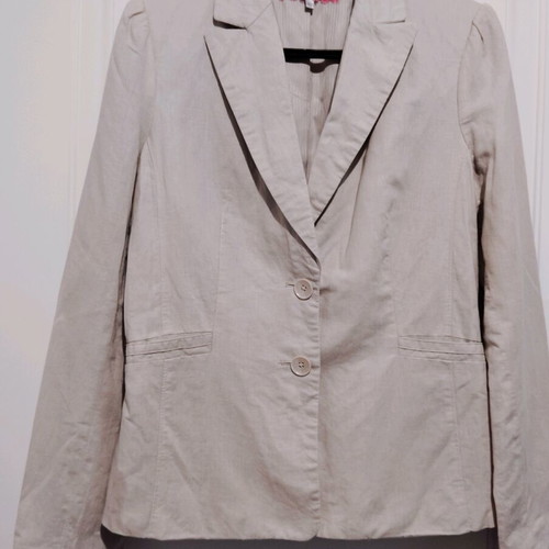 SOUL REBEL Linen Blazer
