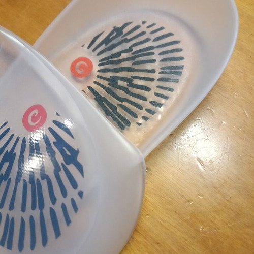 Christou1910 silicone heel lifts pair, 1.5 cm height, shock absorbing