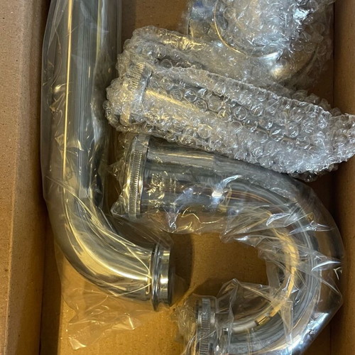 Brass sink siphons new, pack of 3 pieces
