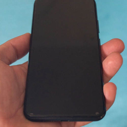 Realme C21Y Black Dual SIM smartphone used with case and charger