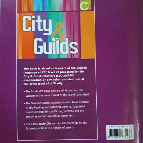 City & Guilds Practice Tests Student's Book Level C2 in very good condition