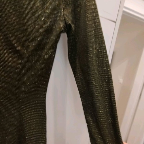 slim fit dress slacks ZARA. Black and gold velvet dress T.xs – Hibuy market main image 0