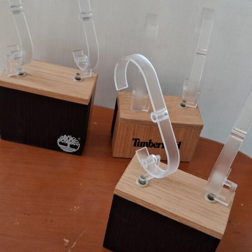 Timberland watch stands like new, set of three, black and beige