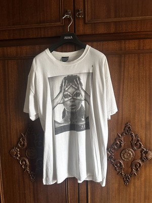Hype men's t-shirt used, size XL, white
