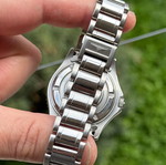 Longines Admiral 5 Star automatic watch used, steel, gray