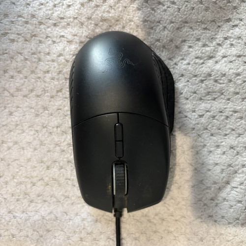 Razer mouse and mousepad used