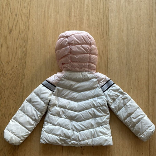 Moncler kids jacket like new, size 2-3 years, white and pink