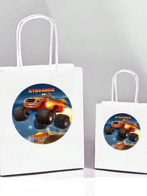 White Blaze Gift Bag pack of 10 new