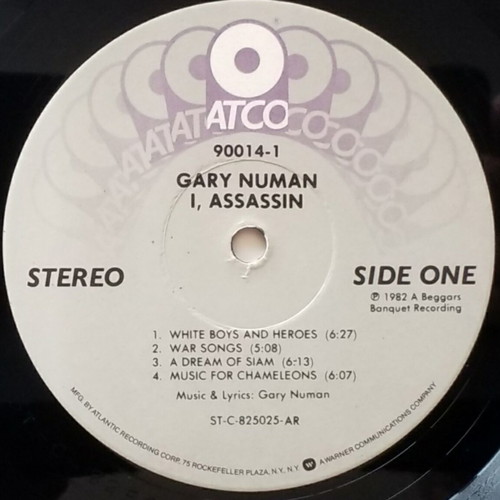 Gary Numan I, Assassin vinyl LP album