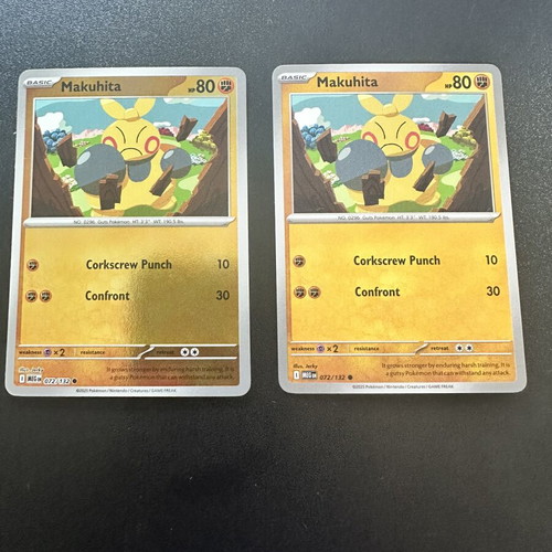 Makuhita 072/132 Mega Evolution Pokemon card