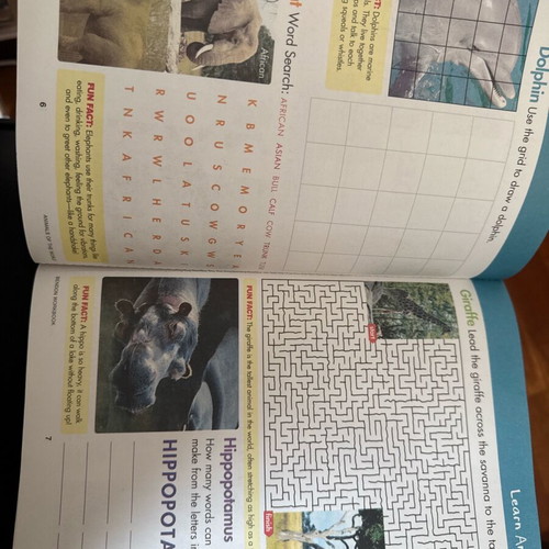 Animals of the World English Workbook like new