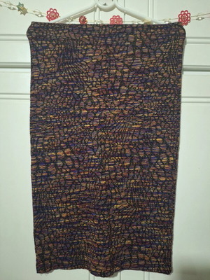 Zara midi skirt like new, multicolor, size L