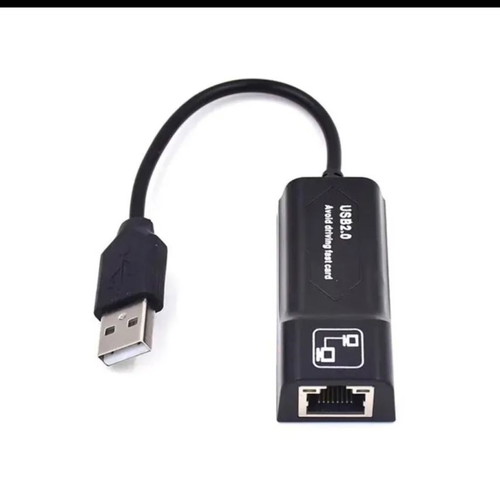 Ethernet USB adapter for computer and laptop with 100 Mbps internet port