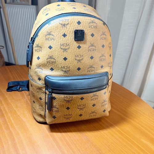 Mcm backpack shoulder bag like new, black and brown