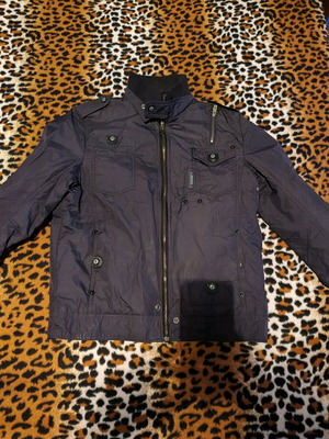 Men's jacket used gray size M