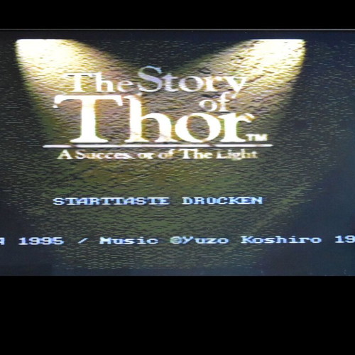 The Story of Thor Sega Mega Drive game like new, Action RPG