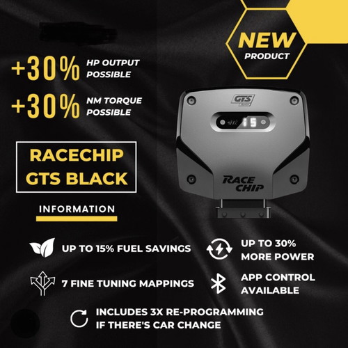 Race Chip GTS5 used with all settings and mobile control