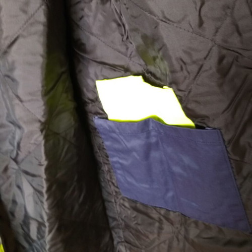 Waterproof work jacket used with reflective strips