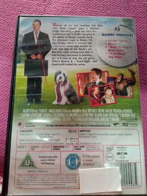 The Shaggy Dog DVD like new, comedy adventure, subbed