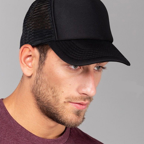 Blind Cap 00839 Black new, mesh snapback