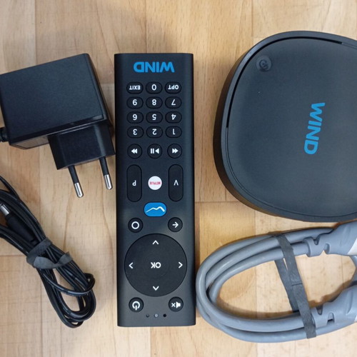 Wind Android TV Box used, good working condition