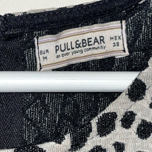 Pull and Bear dress M/38 used, black and beige