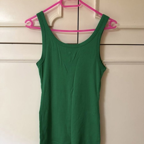 Banana Republic green ribbed sleeveless top