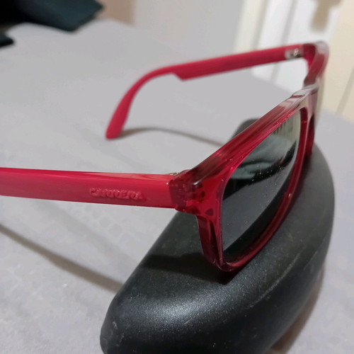 Carrera kids sunglasses used, red