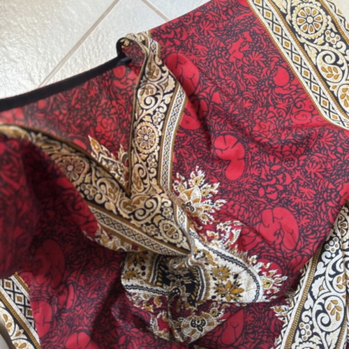 Vintage caftan like new, red, one size