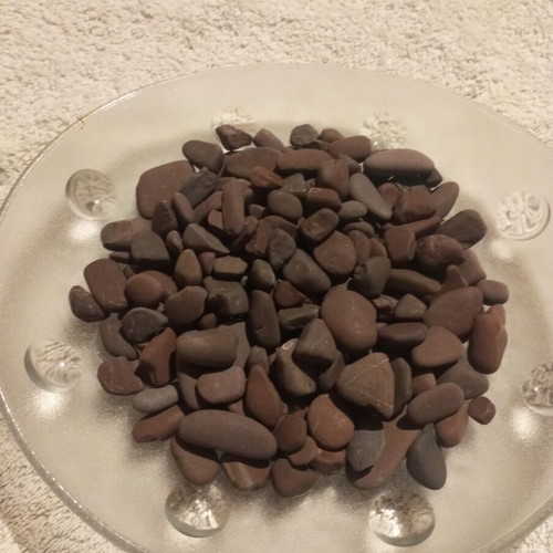 Ionian Sea Brown Decorative Pebbles like new