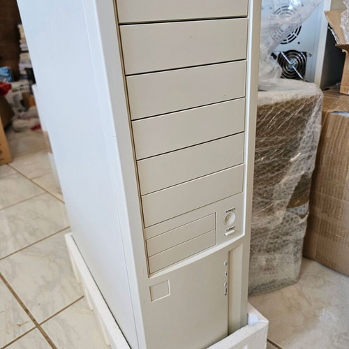 Computer Vintage Case Tower Retro with Power Supply new, IBM kit