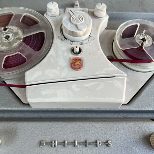 Philips Portable Reel-to-Reel Tape Recorder like new