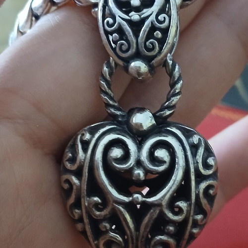 Brighton American necklace, silver plated