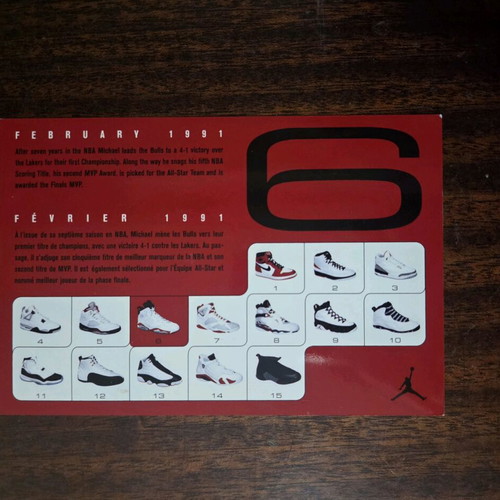 Nike Air Jordan 6 Retro Card like new (2001)