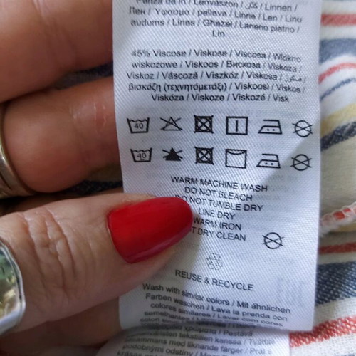 Only Λινή Φόρεμα με Ψηλή Μέση, Σαν Καινούργιο