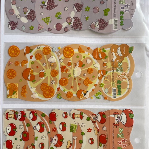 Collectible stickers new, set of 8 pieces