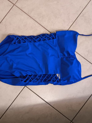 Ολόσωμο μαγιό Solano Swimwear μπλε σαν καινούργιο, μέγεθος M