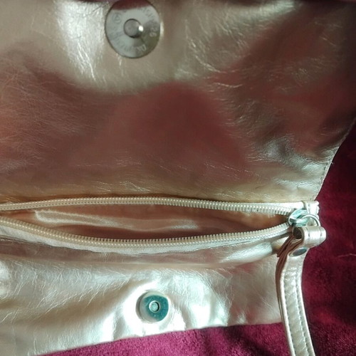 Gold glitter evening bag new, handheld