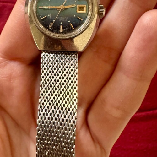 Orient automatic vintage women's watch used, silver