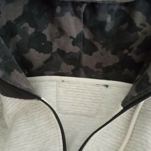 Admiral hoodie jacket XL like new, two-tone white
